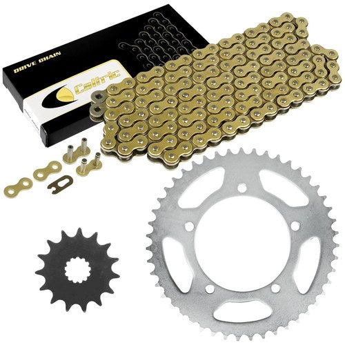 Drive Chain & Sprockets Kit for Suzuki DL650 DL650A DL650Se 2004 2005 2006-2016