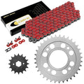 Red Drive Chain And Sprocket Kit for Honda CM400A CM400C CM400E CM400T 79-81