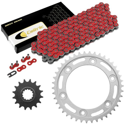 Red Drive Chain And Sprocket Kit for Honda CBR900RR CBR929RR CBR954RR 2000-03