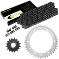 Black Drive Chain And Sprocket Kit for Honda VFR750F Interceptor 750 1990-1997