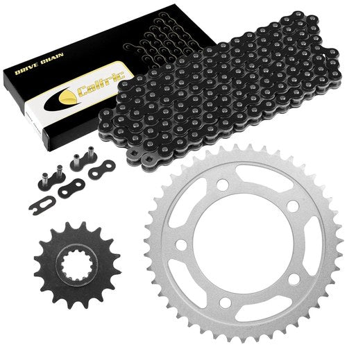 Black Drive Chain And Sprocket Kit for Honda CBR900RR 1993-1995 530-Chain Type