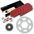 Red O-Ring Drive Chain & Sprockets Kit for Kawasaki ZX-9R Ninja ZX900 2002 2003