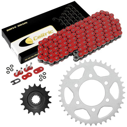 Celox Red O-Ring Drive Chain and Sprockets Kit for Kawasaki ZX1000 Ninja ZX10R