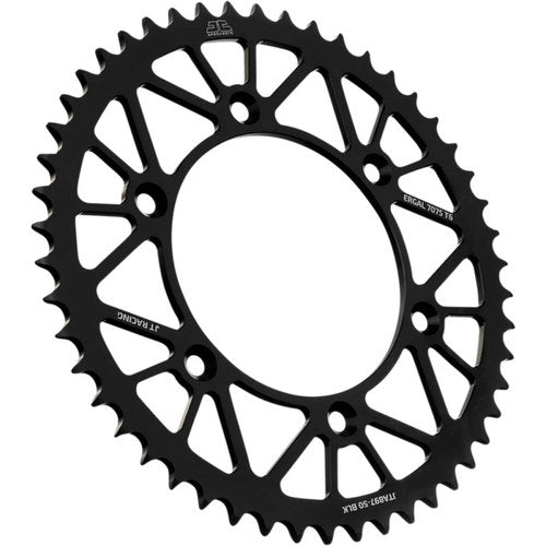 JT Sprockets Rear Racelite Sprocket Alum 50T-520 Blk Hus/Husq/Ktm | JTA897.50BLK