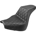 Saddlemen Step Up 2-Up Seat - Driver's Lattice Stitched (Black) 818-31-172