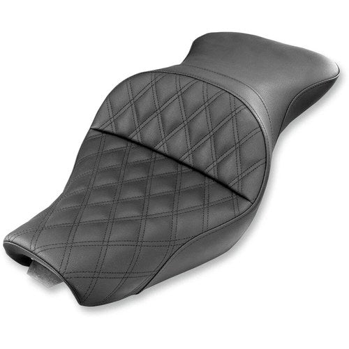 Saddlemen Explorer Seat - Diamond - XL w/4.5 Gallon Tanks (Black) 807-03-029LS