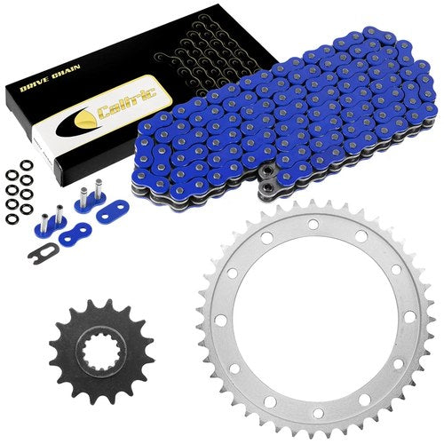 Blue O-Ring Drive Chain & Sprockets Kit for Honda VFR750F Interceptor 750 90-97