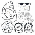 Athena Complete Gasket Kit W/Oil Seals Kaw | P