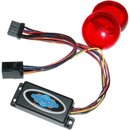 Badlands Plug-In Illuminator with Red Lenses - 8 Pin | ILL-03-RL-C