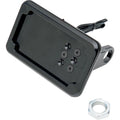 Cycle Visions Horizontal License Plate Mount w/Light - Black | CV-4607BLH
