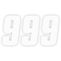Factory Effex FX Factory Number 9 - White - 4" | 08-90019