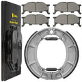 Front Brake Pads & Rear Shoes for Yamaha XV1100 Virago 1100 1999