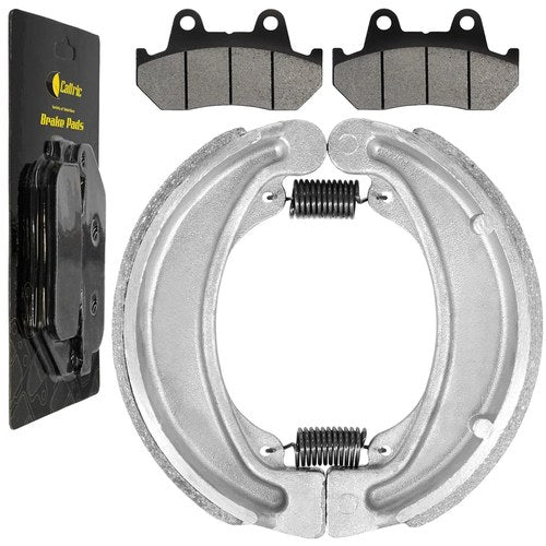 Front Brake Pads & Rear Brake Shoes for Honda VT500Ft Ascot 1983 1984
