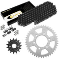 Black O-Ring Drive Chain & Sprockets Kit for Kawasaki ZX-6R ZX-6Rr Ninja 05 06