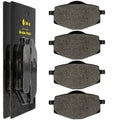 Caltric Front and Rear Brake Pads for Yamaha DT125R DT125RE 1988-2004