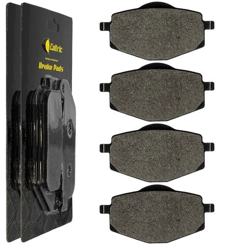 Caltric Front and Rear Brake Pads for Yamaha DT125R DT125RE 1988-2004