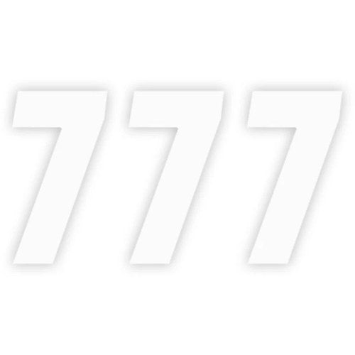 Factory Effex FX Factory Number 7 - White - 4" | 08-90017
