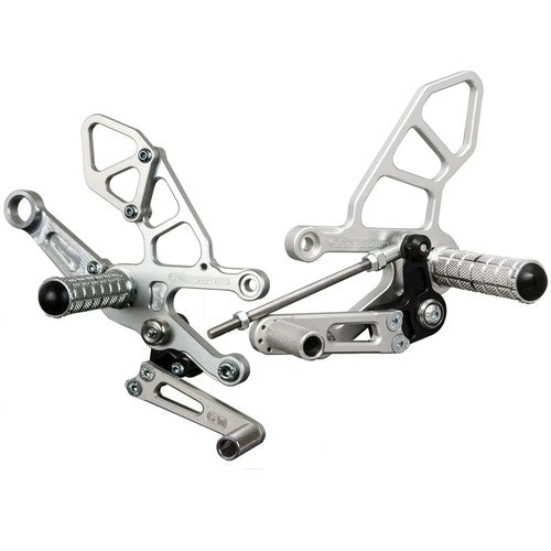 Aprilia 2017-2020 RSV4 Woodcraft Racing Rearsets / Footpeg Kit - Reverse Shift