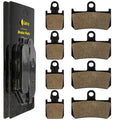 Caltric Front Brake Pads Fits Yamaha 4C8-W0045-00-00 4C8-25805-00-00
