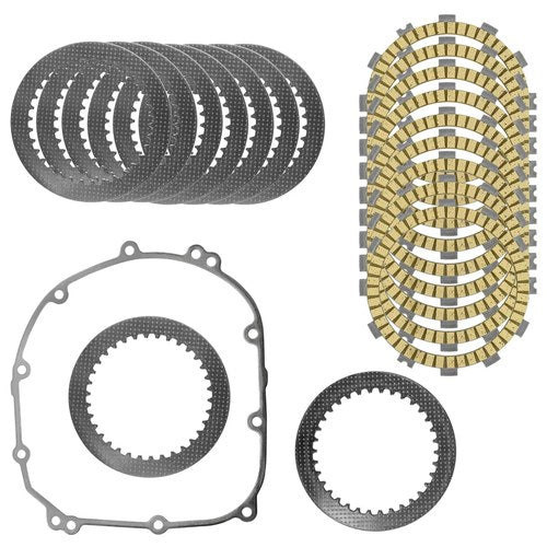 Clutch Friction Steel Plates Kit for Kawasaki Ninja 1000SX ZX1002 2020 - 2022