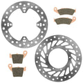 Front & Rear Brake Disc Set w/ Sintered Pads For Honda CRF450X 2005-2007