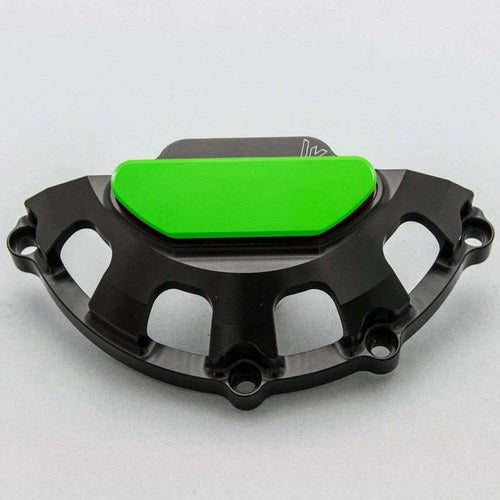 Triumph 2017-24 Street Triple R /RS Woodcraft Stator Cover Protector - Green Pad