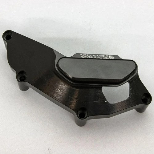 Yamaha 2021-2025 Tenere 700 Woodcraft Lhs Stator Cover Protector - Black Plate