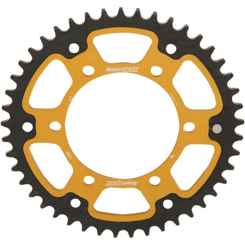 Supersprox Rear Stealth Sprocket Alu/Stl 45T-520 Gld Kaw | RST-486-45-GLD