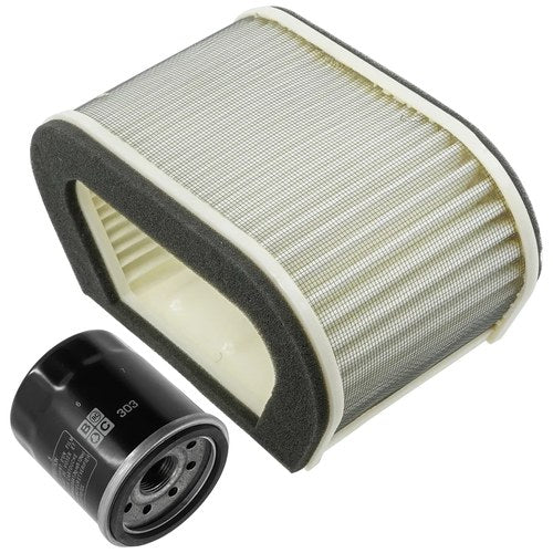 Caltric 4XV-14451-00-00 Air & Oil Filters For Yamaha YZFR1 YZF1000 1998-2001