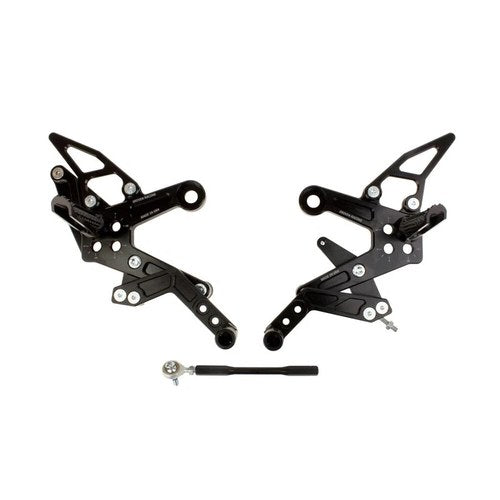 Honda 2013-2015 Grom Driven TT Rearset - Adjustable - STANDARD/GP Shift