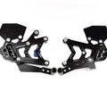 Kawasaki 2019-2020 ZX6R ZX636 Driven TT Rearset - Adjustable - STANDARD/GP