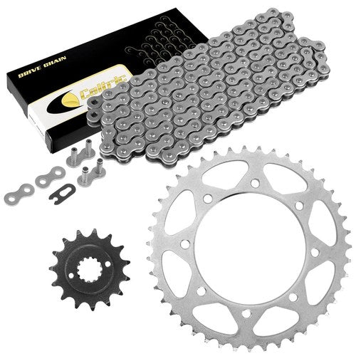 Drive Chain & Sprocket Kit for Kawasaki KLR650 Kl650A Kl650E 1990-2016