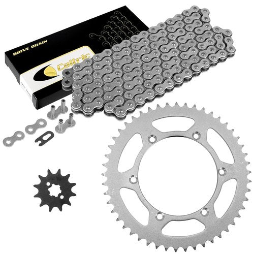 Drive Chain & Sprockets Kit for Kawasaki KX125 1992 1993