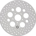 Harley Davidson Flt 08-13 XL 14-21 Harddrive SS Drilled Front Rotor 11.8 Mach
