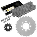 Caltric Drive Chain & Sprockets For Kawasaki KLX110 10-24 / KLX110L 10-24