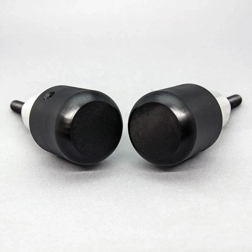 Yamaha 2024-26 Tracer 9GT Woodcraft Racing Frame Slider Kit - Black Pucks