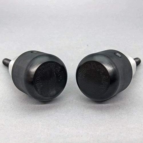 BMW 2014-2020 S1000R Woodcraft Racing Frame Slider Kit - Short Black Pucks