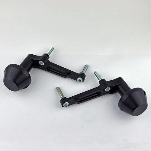 KTM 2021-2024 890 Duke Woodcraft Racing Frame Slider Kit - Black Domed Pucks