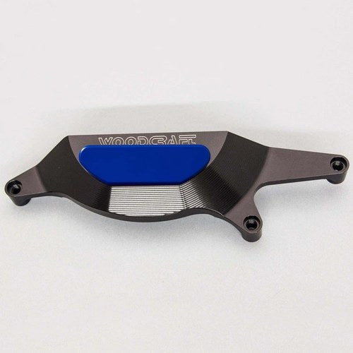 Kawasaki 2024-2025 Ninja 500 Woodcraft Rhs Clutch Cover Protector - Blue Plate