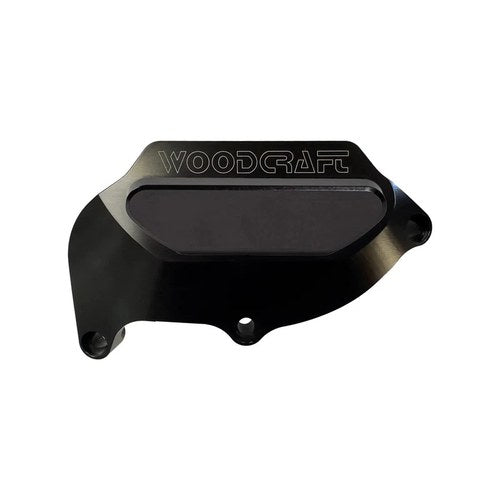 Aprilia 2021-2024 RSV4 Woodcraft Racing Stator Cover Protector - Black Plate