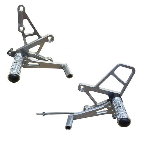 Kawasaki 1995-1997 Ninja ZX6R Woodcraft Racing Rearsets / Footpegs -COMPLETE Kit