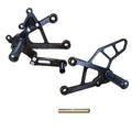 Kawasaki 2019-2026 Ninja ZX6R Woodcraft Racing Rearsets / Footpegs -STANDARD Kit