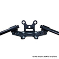 Ducati 2017-2019 Monster 1200 Woodcraft Racing Clipon Adapter Plate - 1" Mount