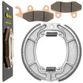 Front Brake Pads & Rear Brake Shoes for Honda CMX250C CMX250X Rebel 2005-2016