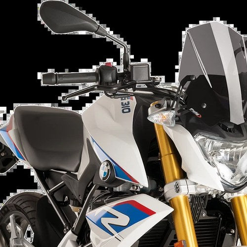 BMW 2016-2023 G310R Puig Windscreen Next Gen Naked Sport Dark Smoke 12"
