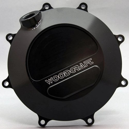 Suzuki 1999-2002 SV650 / SV650S Woodcraft Rhs Engine Clutch Cover - Black Plate