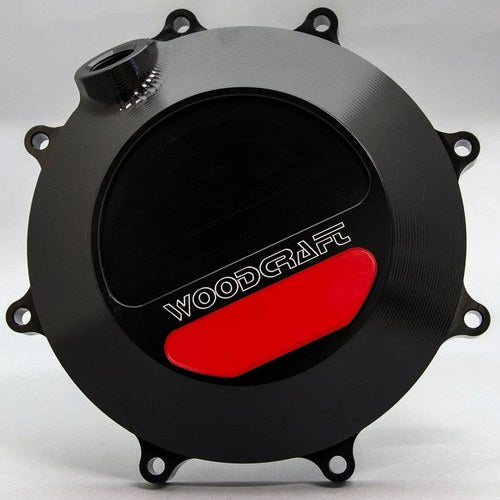 Suzuki 1999-2002 SV650 / SV650S Woodcraft Rhs Engine Clutch Cover Red Plate