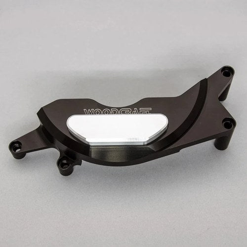 Kawasaki 2024-2025 Z500 Woodcraft Lhs Stator Cover Protector - Silver Plate