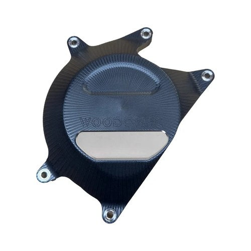 Aprilia 2024-2025 RS457 Woodcraft Rhs Clutch Cover Protector - Silver Plate