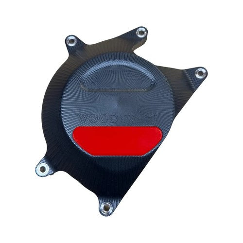 Aprilia 2024-2025 RS457 Woodcraft Rhs Clutch Cover Protector - Red Plate